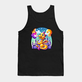 Funny Dragon Tank Top